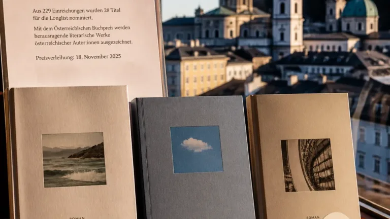 Drei Salzburger auf Longlist des Österreichischen Buchpreises – Chancen für regionale Literatur