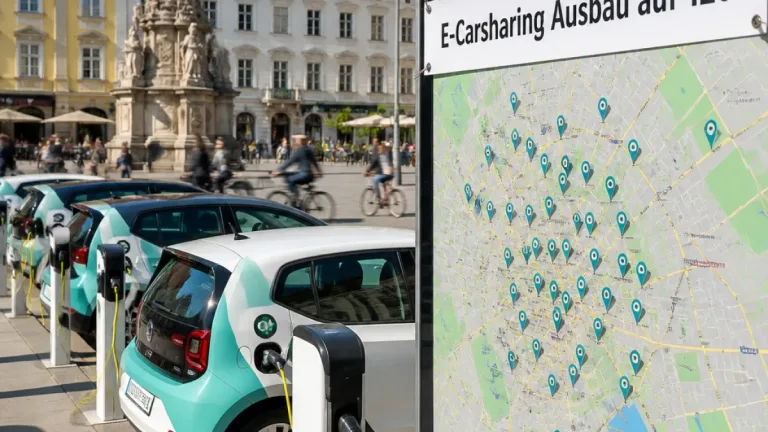 E‑Carsharing in Klagenfurt soll bleiben und auf bis zu 120 Fahrzeuge wachsen