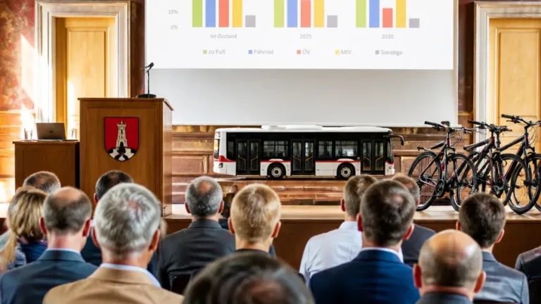 Eisenstadt: Studie zeigt deutlichen Rückgang des Autoverkehrs und starken Zuwachs beim Stadtbus