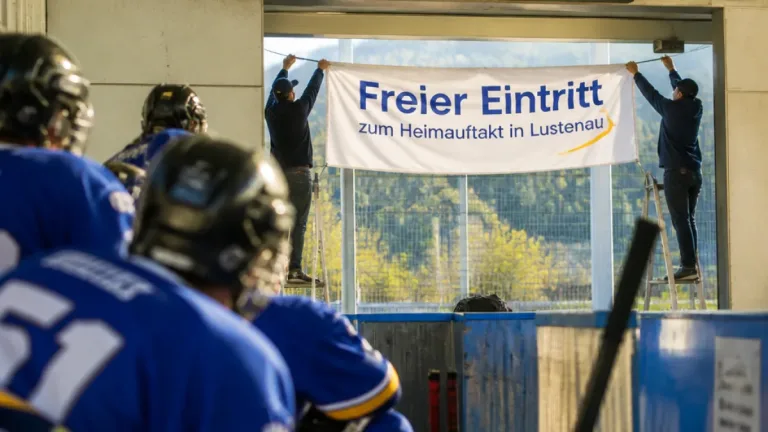 Eishockey: EHC Lustenau verliert knapp in Prättigau – Heimauftakt mit freiem Eintritt