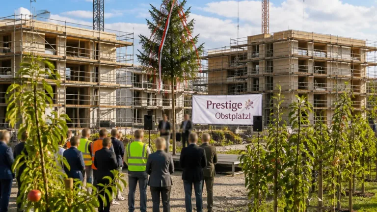 Engerwitzdorf: Gleichenfeier für „Prestige Obstplatzl“ – 24 neue Wohnungen bis April 2027