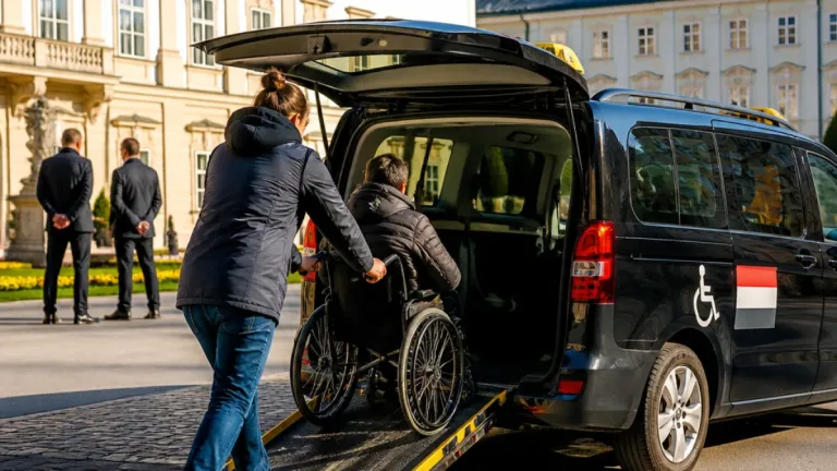 Erstes dauerhaftes rollstuhlgerechtes Taxi startet in der Stadt Salzburg