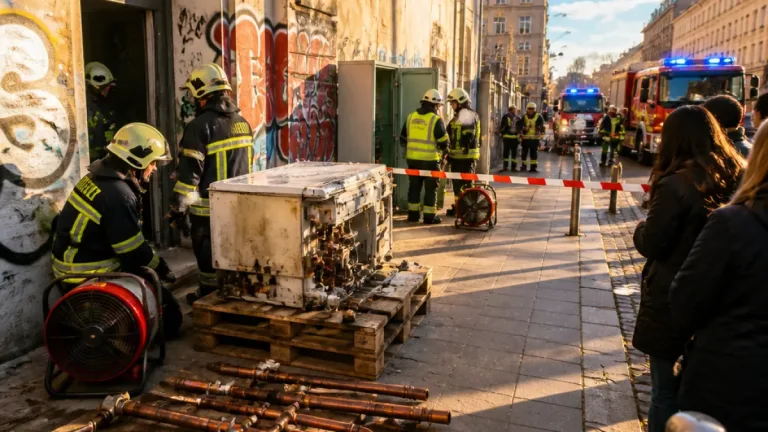 Explosionsgefahr in Wien-Meidling: Einbruch an Gasversorgung führt zu Stromabschaltung