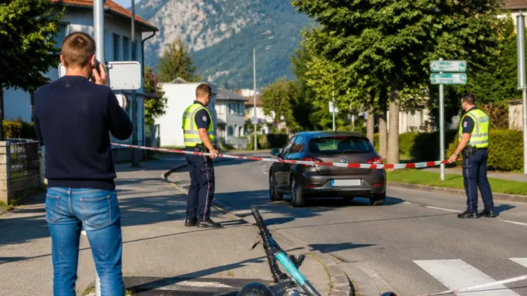 Fahrerflucht in Rankweil: Zehnjähriger Bub am Knie verletzt