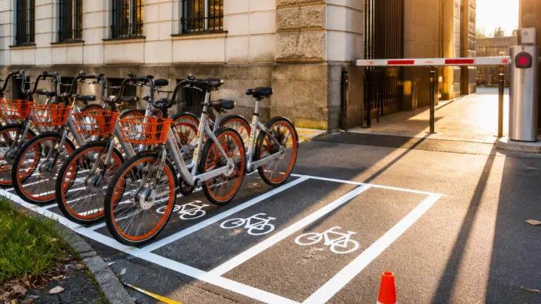 Fehlerhafte S‑Bike‑Markierungen blockieren Ausfahrt am Landesgericht – Sicherheitsbedenken auch im Freibad