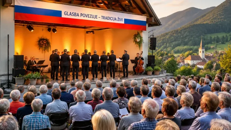 Ferlach: Open‑Air „Melodien der Sonne und des Meeres“ brachte slowenische Klänge nach Tratten