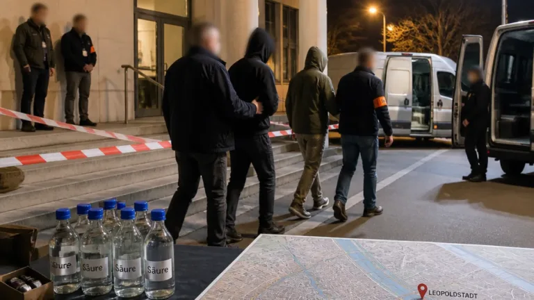 Festnahmen nach Säure-Einbruchsserie: Zwei weitere Beschuldigte in Bratislava und Berlin gefasst