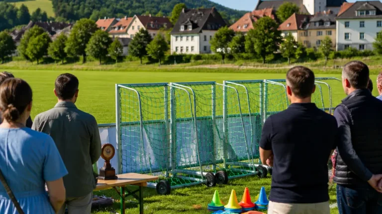 Freistadt: ÖVP unterstützt USV St. Oswald mit neuen Trainingstoren für Nachwuchs