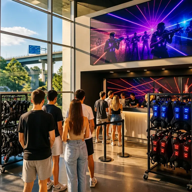 Neues „Laserland“ im Chemnitz Center eröffnet: Lasertag für bis zu 30 Spieler, Ausbau geplant