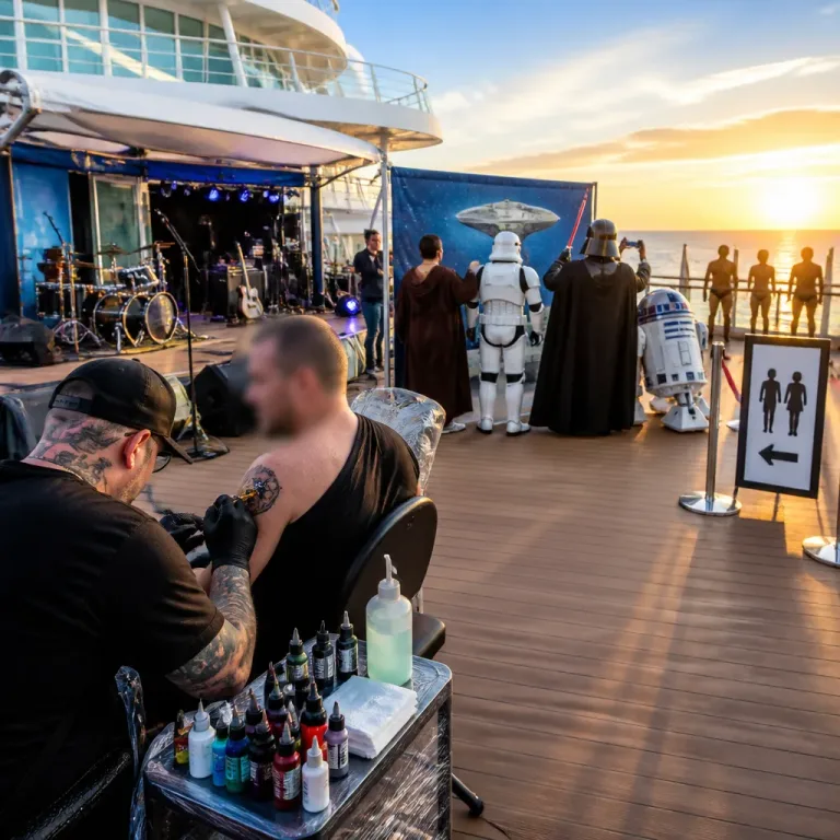 Themenkreuzfahrten 2027: Tattoo‑Conventions, „Star Trek“-Fandom und FKK auf hoher See