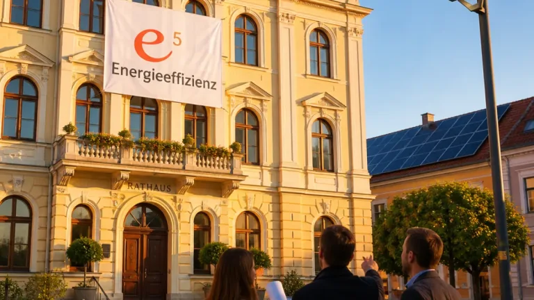 Gänserndorf steigert Energieeffizienz: Mehr als die Hälfte der e5-Maßnahmen bereits umgesetzt
