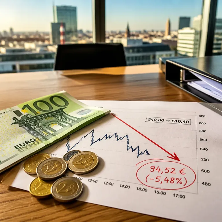 Ein Jahr nach Investment: Münchener Rück mit Verlust — 100 Euro wären nur noch 94,52 Euro wert