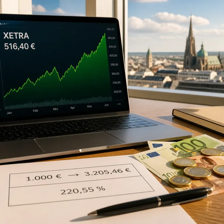 Investment in Münchener Rück vor zehn Jahren: Mehr als das Dreifache aus 1.000 Euro geworden