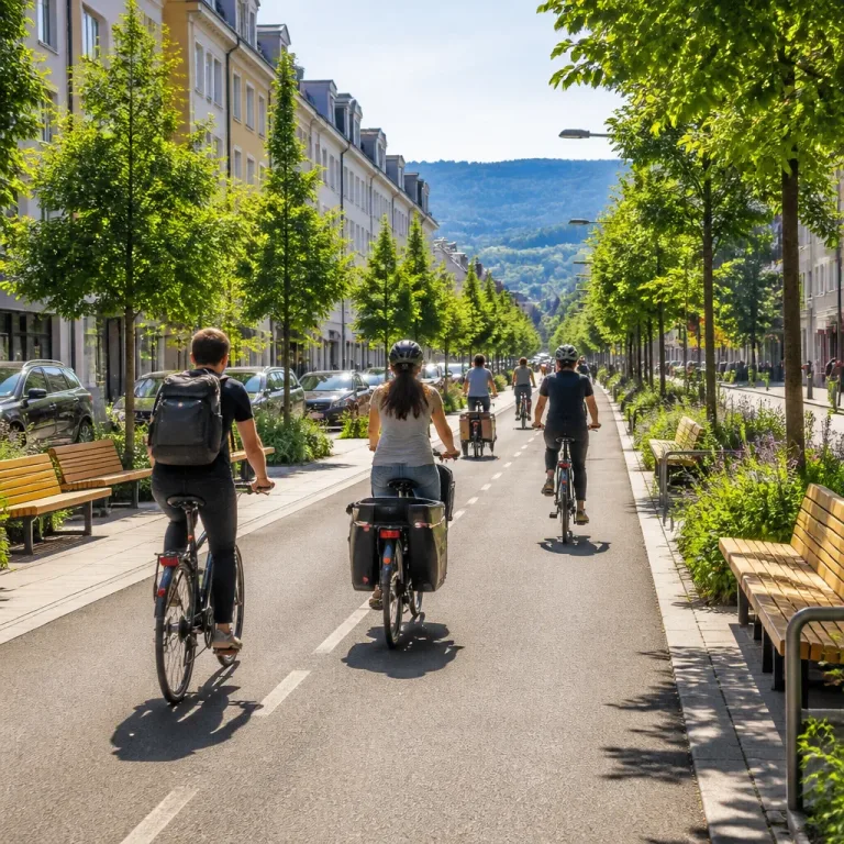 Fahrrad statt Auto: Wie ein Leitbild die Städte klimafreundlich umgestalten könnte