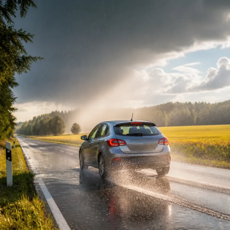 GTÜ warnt: Kurzzeitige Starkregen erhöhen Aquaplaning-Risiko – wie Fahrer richtig reagieren