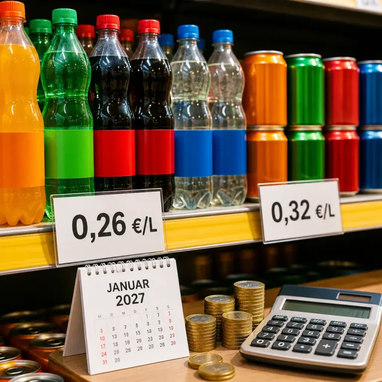 Debatte um Zuckersteuer: Ab 1. Jänner 2027 möglich — 26 oder 32 Cent je Liter, bis zu 650 Mio. Euro
