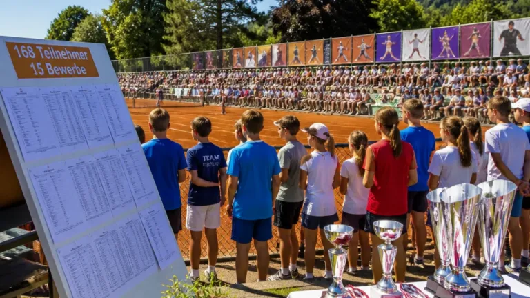 Gmunden: Rekordbeteiligung bei Tennis-Stadtmeisterschaften stärkt Jugend und Vereine