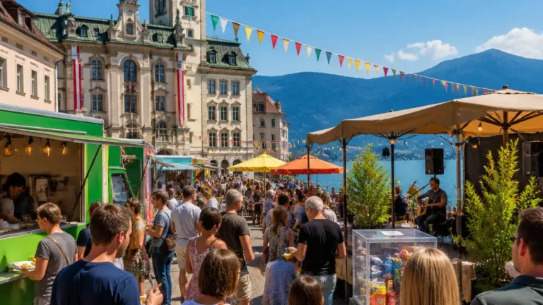 Gmunden: Stadtplatz wird zum Schauplatz des Streetfood-Festivals – touristischer Höhepunkt mit sozialer Komponente