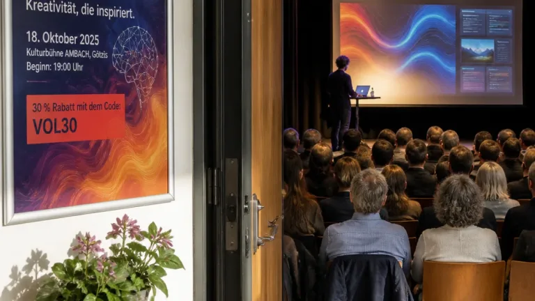 Götzis: KI-Show „ahead x“ macht Auftakt in der Stadt – live-Experimente und Publikumsfragen