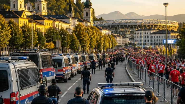 Großaufgebot der Einsatzkräfte beim Supercup in Salzburg – Spielverlauf friedlich