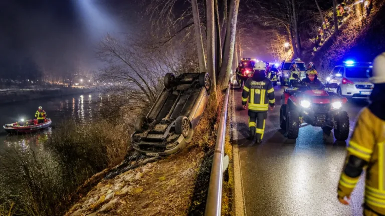 Große Suchaktion bei Salzburg: 17‑Jähriger nach Unfall auf B311 zwei Stunden vermisst