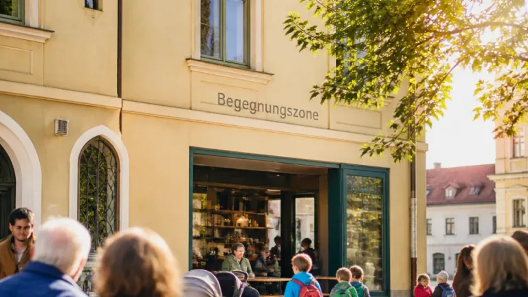 Haus Otto Pendl in Wiener Neustadt: Ein Pflegezentrum, das zur Begegnungszone der Fischelkolonie wurde