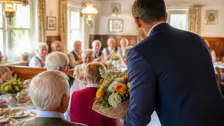 Hohenberg im Bezirk Lilienfeld: Gemeinde ehrt Geburtstagsjubilare bei Kaffee und Kuchen