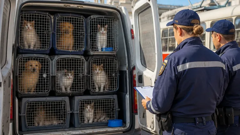 Illegale Tiertransporte: 42 Hunde und Katzen in Wien aufgegriffen
