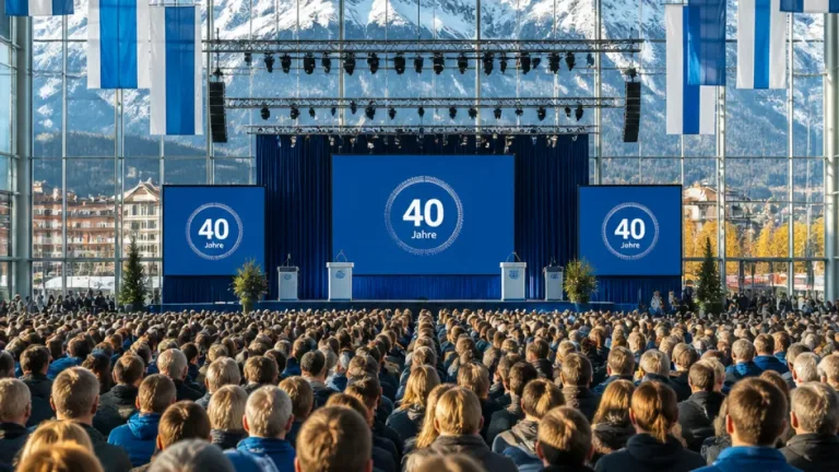 Innsbruck: FPÖ feiert 40 Jahre Haiders Wahl – Großveranstaltung und Klubklausur in der Messe