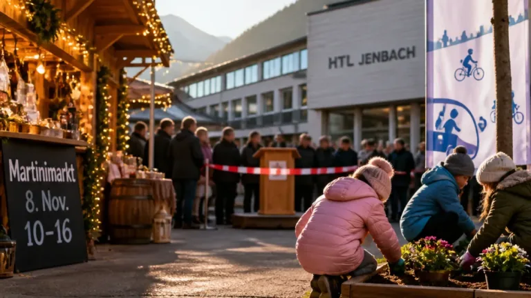 Jenbach im Herbst: Markttermine, Mobilitätsaktion und Wechsel an der HTL-Spitze