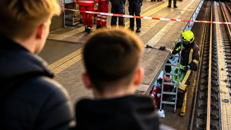 Jugendlicher stürzt in Wien‑Brigittenau auf U‑Bahn‑Gleise – Freunde beschimpfen und springen ebenfalls auf die Schienen