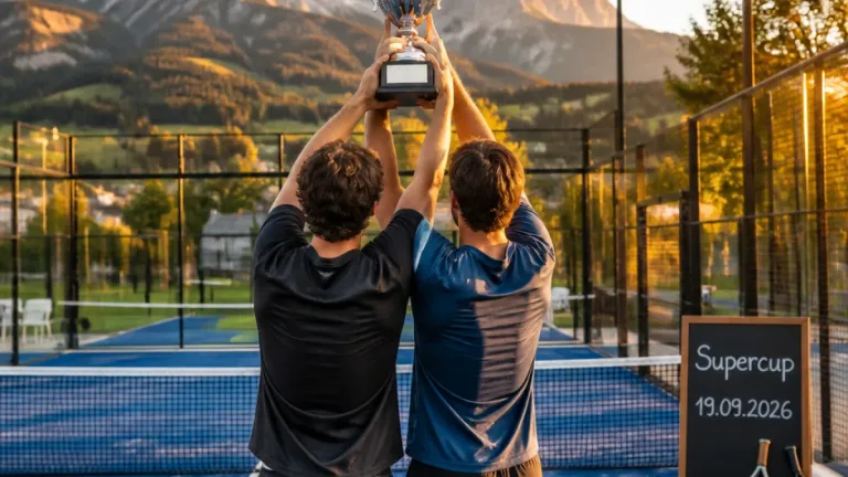 Kitzbühel: Hahn und Burmeister gewinnen Supercup bei Padel Open auf der Reither Wiese