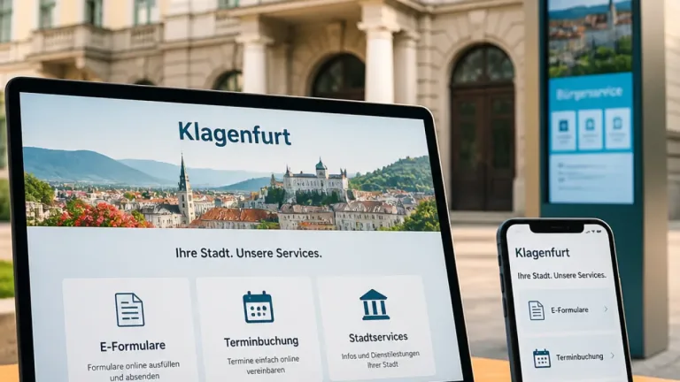Klagenfurt bündelt Online‑Behördendienste: Neuer Bereich „Digitales Klagenfurt“ startet