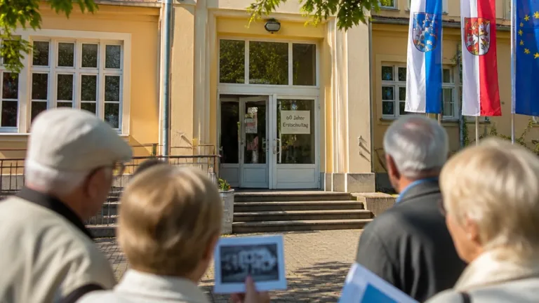 Korneuburg: Ehemalige Taferlklassler feiern 60 Jahre und besuchen ihre Volksschule