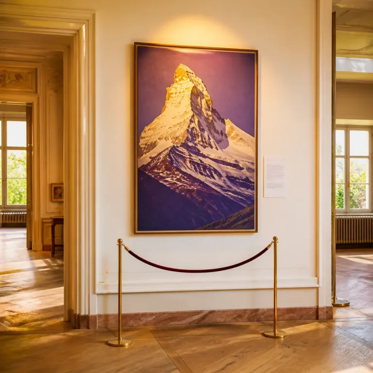 Wie Emil Cardinauxs Matterhorn das moderne Schweizer Plakat prägte