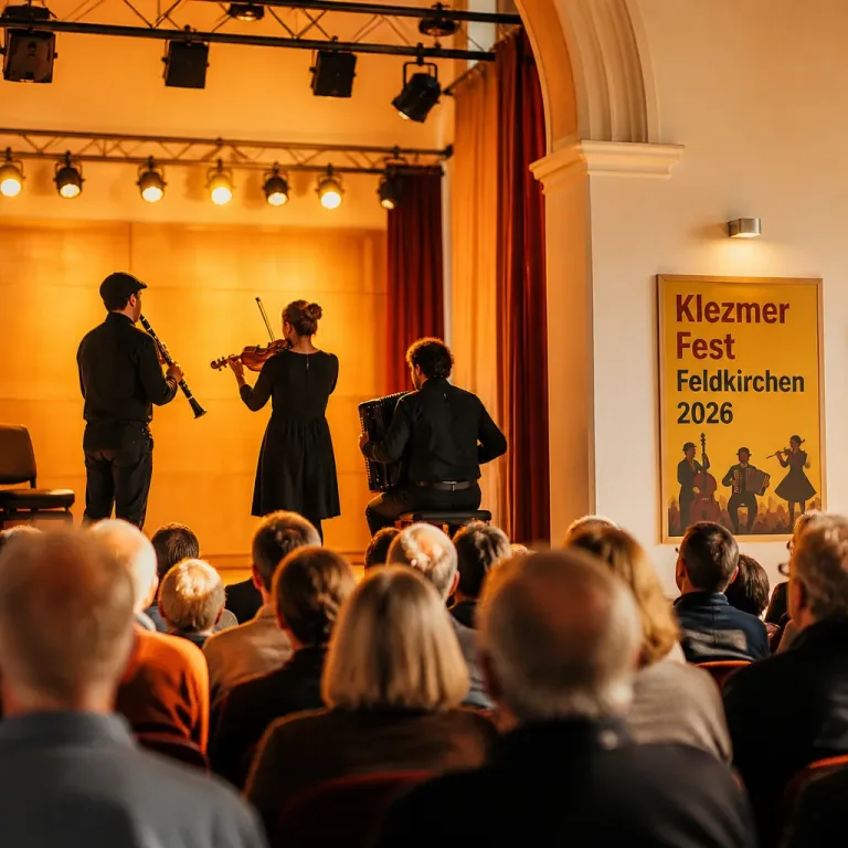 Klezmer Fest Feldkirchen 2026: Internationales Programm rund um jüdische Musik und Humor