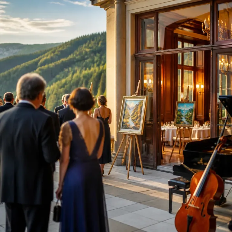 Kulturformat „Reigen der Künste“ am Semmering: Lippert-Ausstellung und Musik im Südbahnhotel
