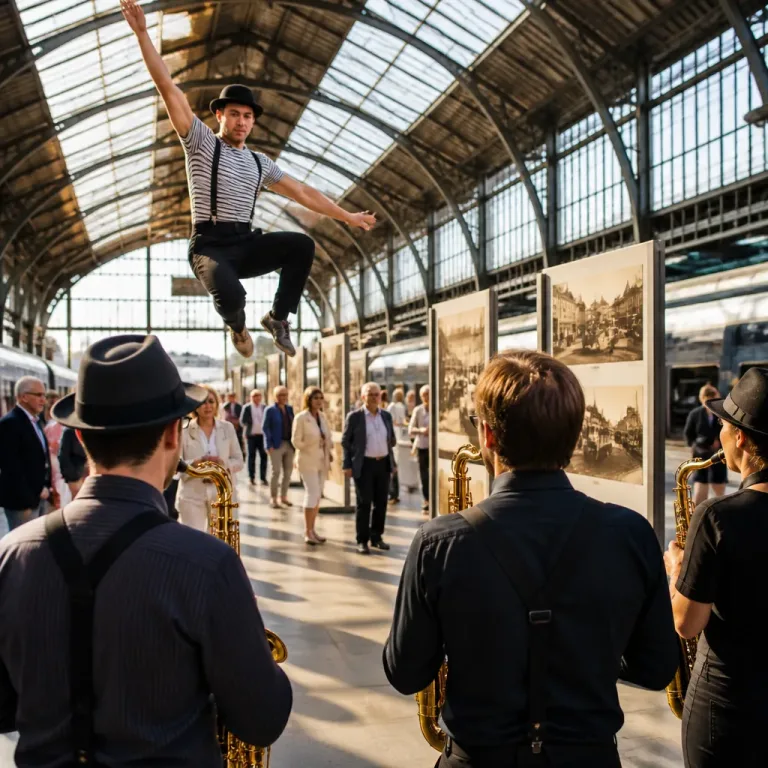 Bahnhof Dornbirn als offener Kulturort: Zirkus, Musik und Erinnerungen im öffentlichen Raum