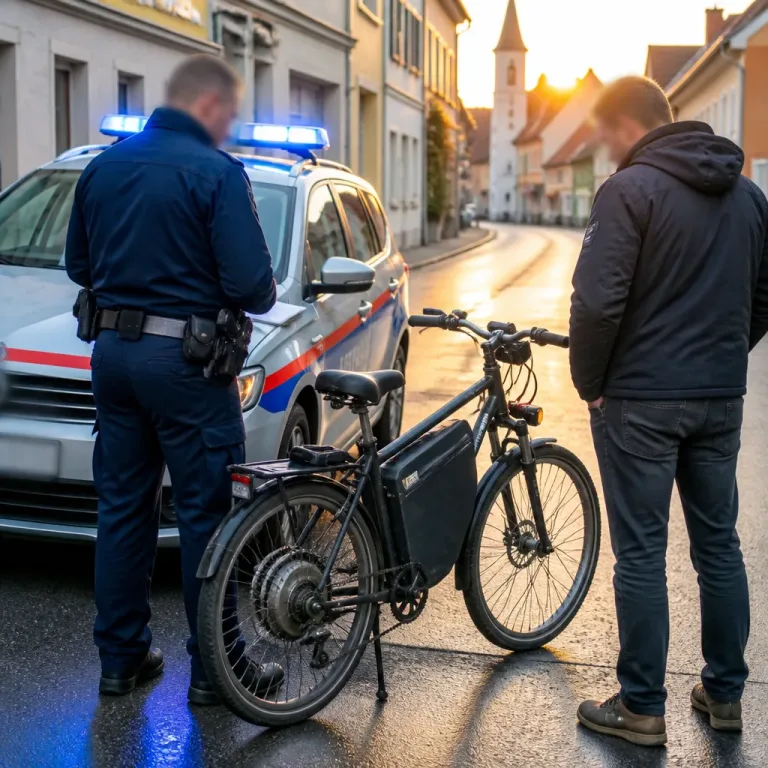 Polizei stoppt Mann mit selbst gebautem Elektromofa: Anzeige wegen fehlender Genehmigungen