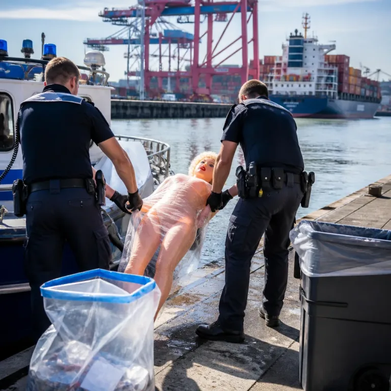 Polizei barg in Bremerhaven keine Leiche, sondern eine treibende Sexpuppe