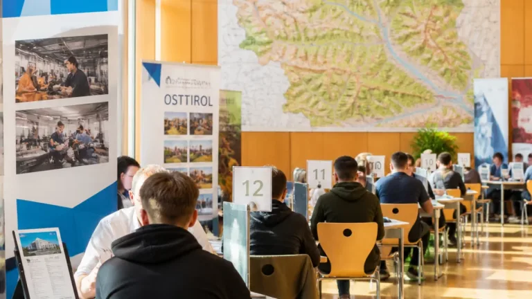 Lehrlings-Speed-Dating in Lienz bringt über 30 Betriebe und Jugendliche persönlich zusammen