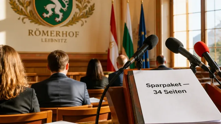 Leibnitz prüft Sparpaket: Finanzstadträtin warnt vor gefährdeter Liquidität