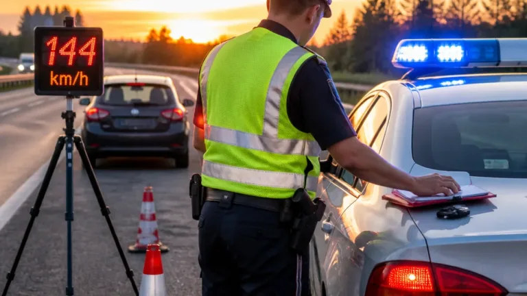 Leonding: Probeführerscheinbesitzer mit 144 km/h auf B1 gestoppt – Führerschein und Wagen weg
