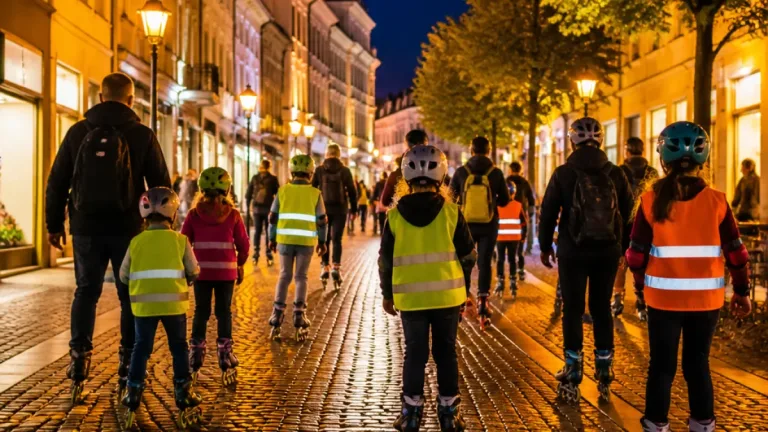 Mattersburg: Nightskating bringt Familien und SkaterInnen in die Innenstadt