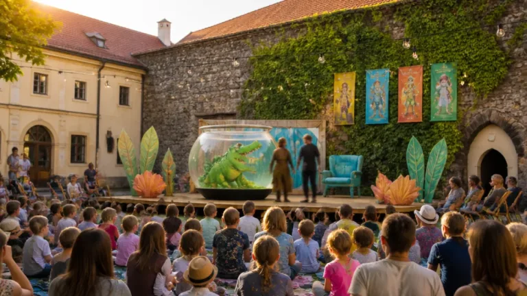 Mödling: Neues Open‑Air-Kinder-Mitmachtheater im Konzerthof gestartet