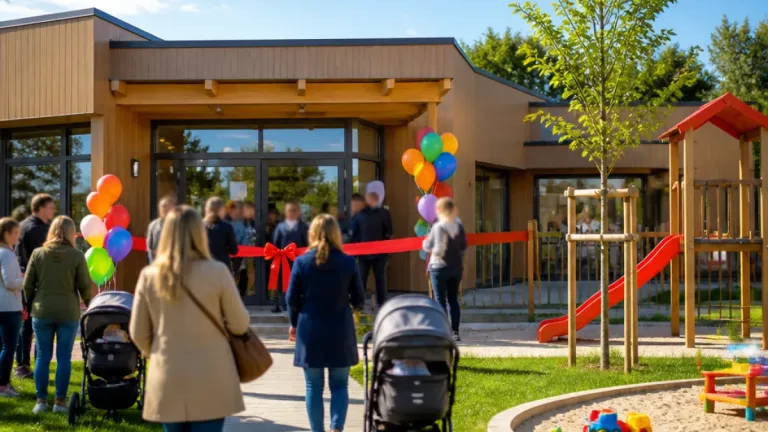 Neues Kinderbetreuungsangebot in Zipf bei Vöcklabruck: Kindergarten mit Krabbelstube eröffnet