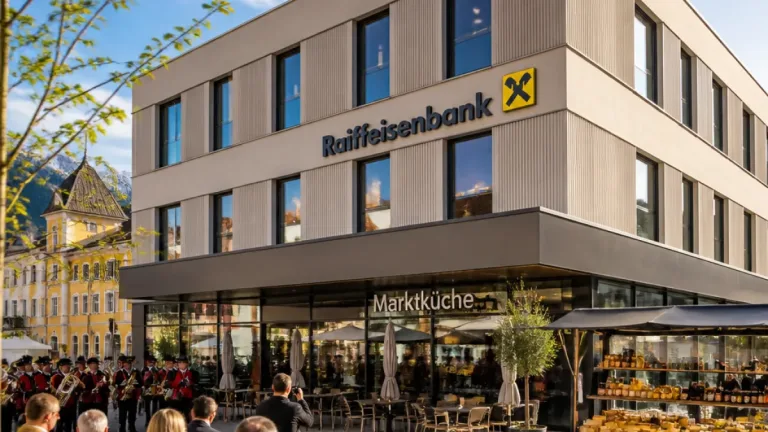 Neues Markthaus in Telfs: Bank, Gastronomie und Handel unter einem Dach