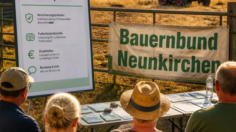 Neunkirchen: Bauernbund diskutiert Folgen der historischen Dürre und das neue Dürrepaket