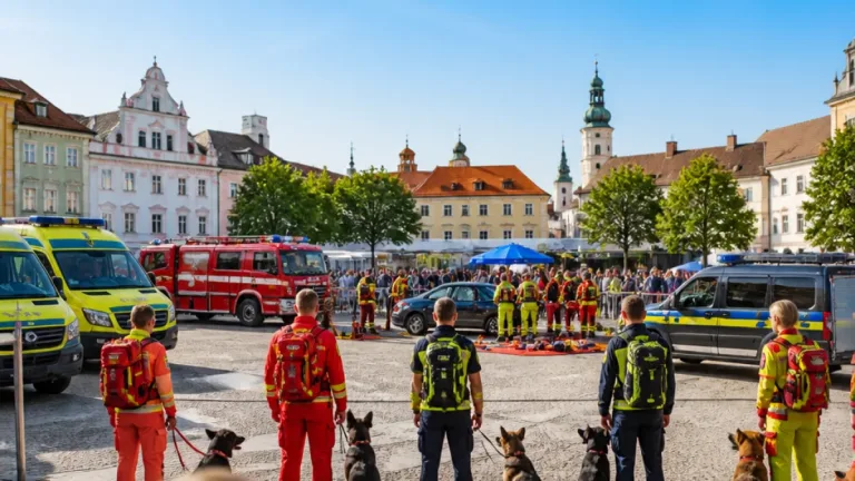 Premiere in Mistelbach: Erster Blaulichttag am Stadtfest bringt Einsatzorganisationen an den Hauptplatz