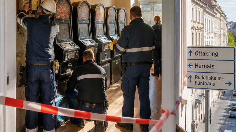 Razzia in Wien: Illegale Glücksspielautomaten, Strom- und Gasbezug unterbrochen